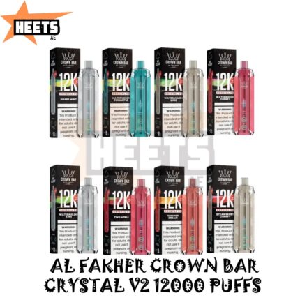 AL FAKHER CROWN BAR CRYSTAL V2 12000 PUFFS